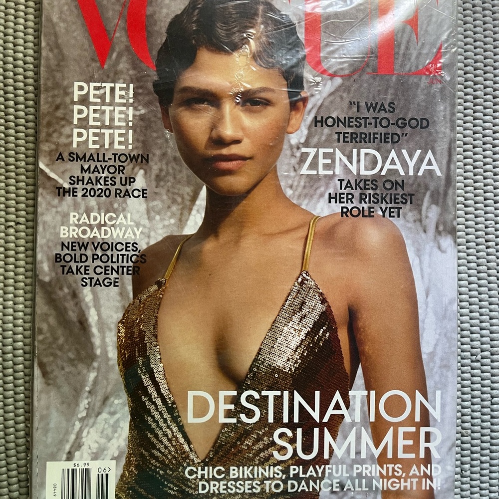 Vogue Magazine (June, 2019) Zendaya Takes on Her Riskiest Role Yet